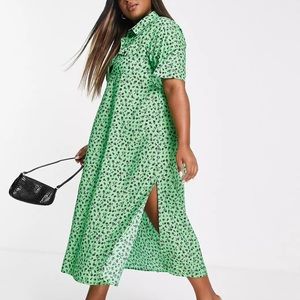Wednesday's Girl Curve midi shirt dress
